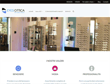 Tablet Screenshot of eyesottica.it